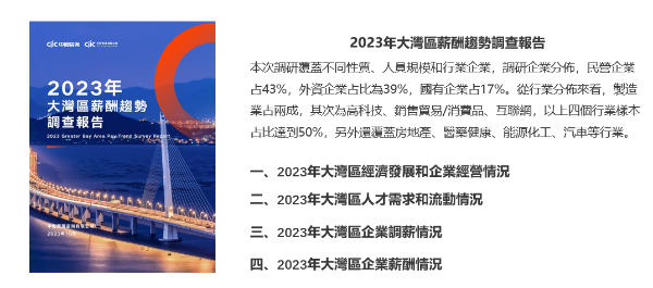 2023年大湾区薪酬趋势调查报告 2023年大湾区薪酬趋势调查报告